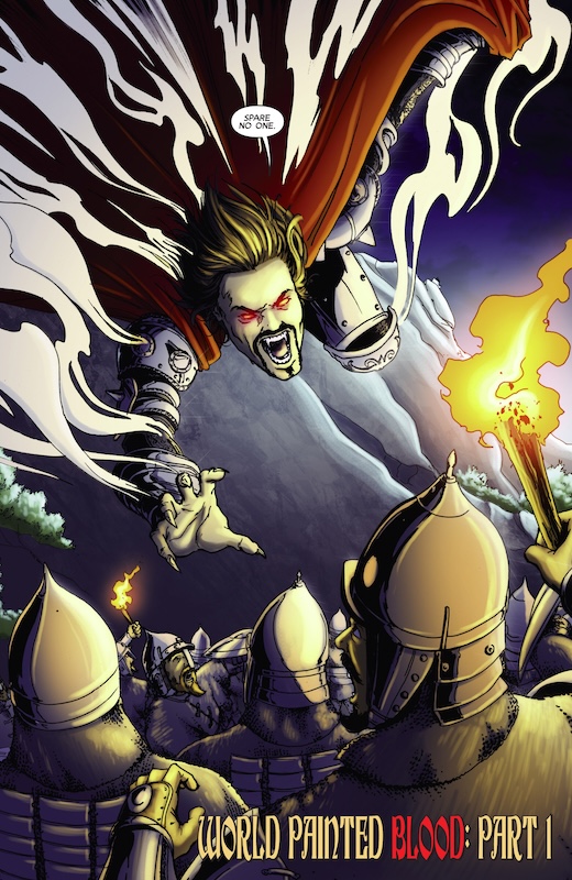 Blood Queen vs. Dracula 1 pg. 2 - published by Keweber Baal
